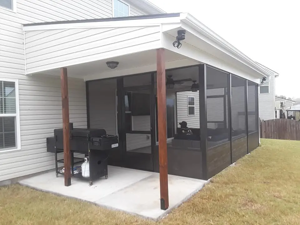 Aluminum Screened Patio Aluminum Screened Patio